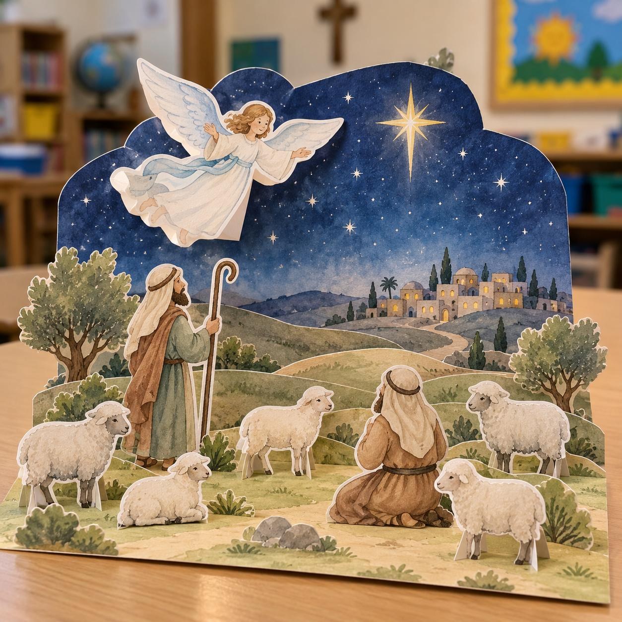 Printable 3D Nativity craft 6