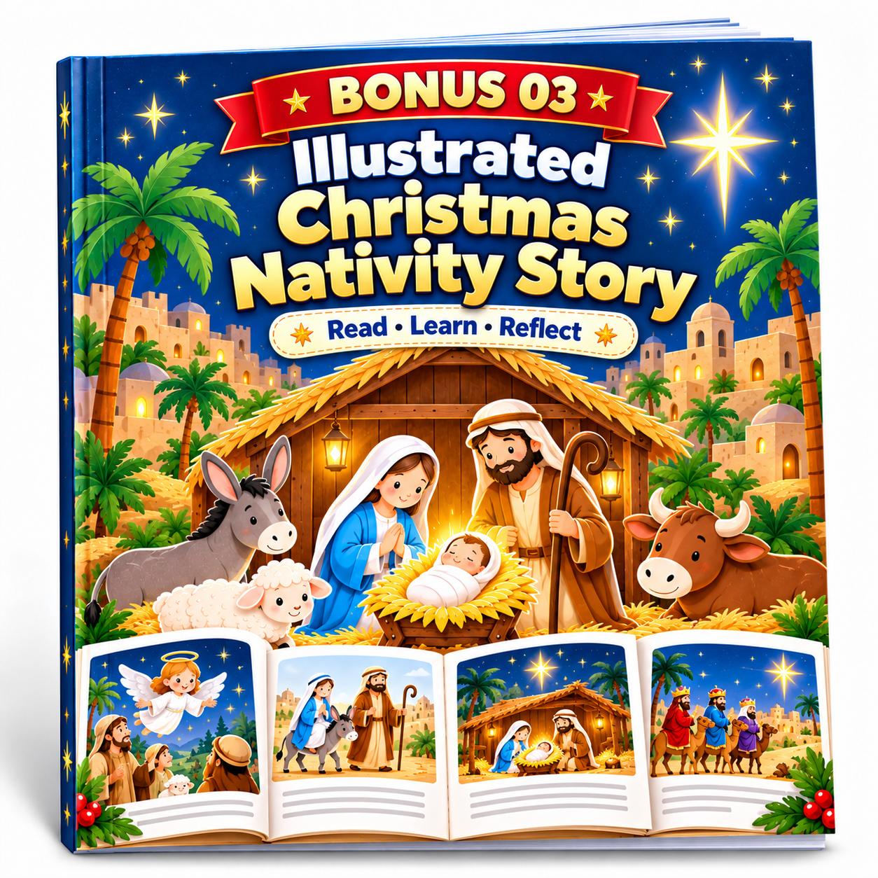 Cover of BONUS 03 — Illustrated Christmas Nativity Story
